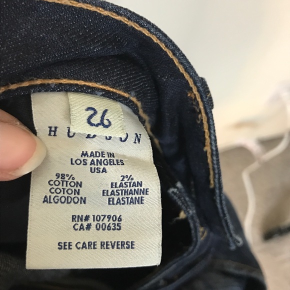 Hudson- Dark Blue Jeans size 26 - Picture 5 of 6